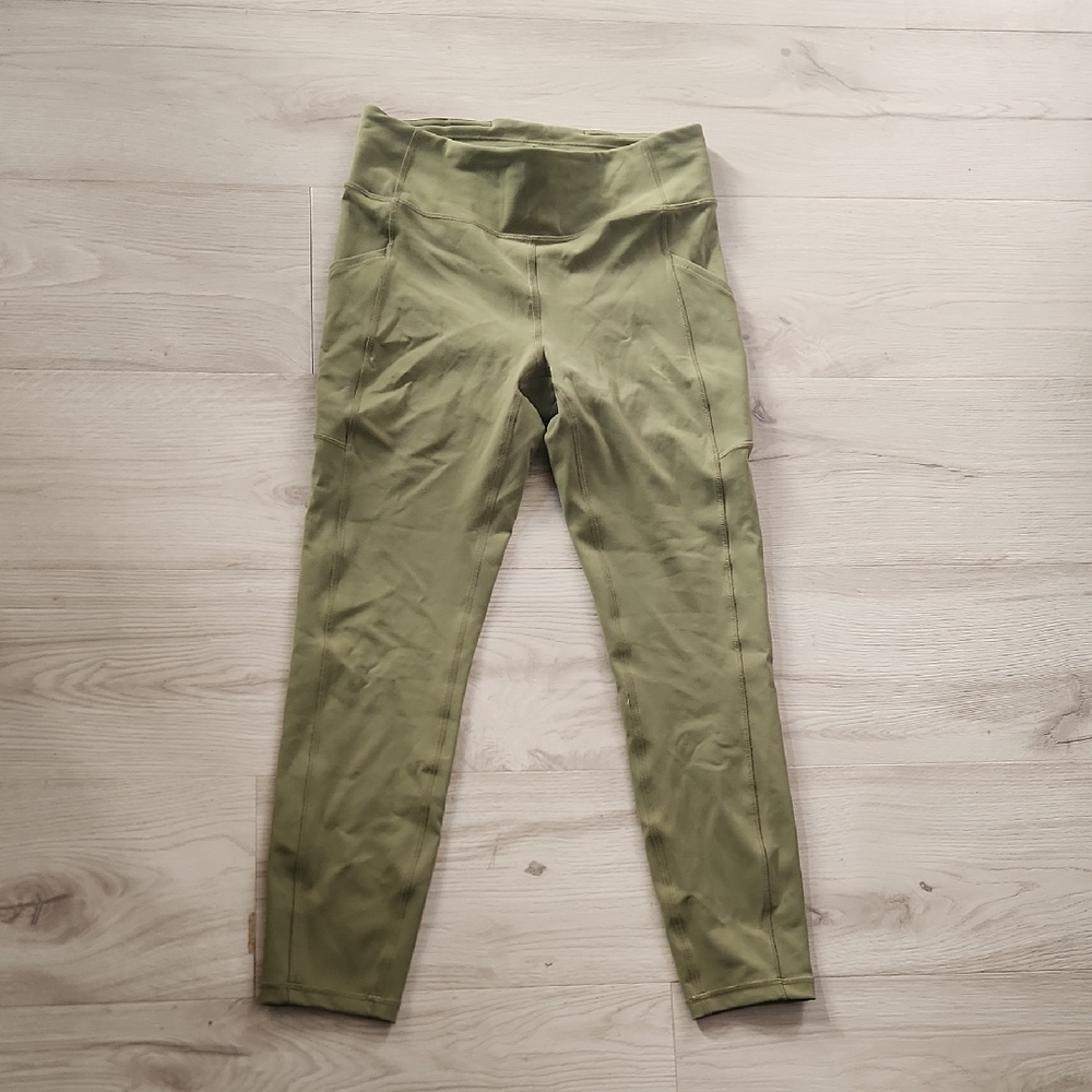 lululemon athletica Olive Green High-Waisted Leggings Invigorates